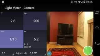 Using the Spot Meter in Light Meter Tools (on Android) screenshot 2