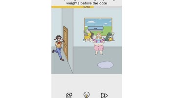 Brain Out 3 Level 6 Help The Girl Lose Weight. Walkthrough Gameplay 