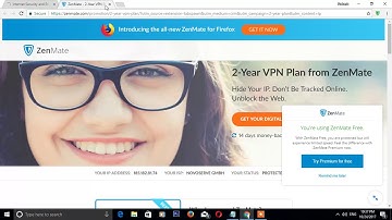 How to Use Zenmate VPN in Chrome 2017 Demo