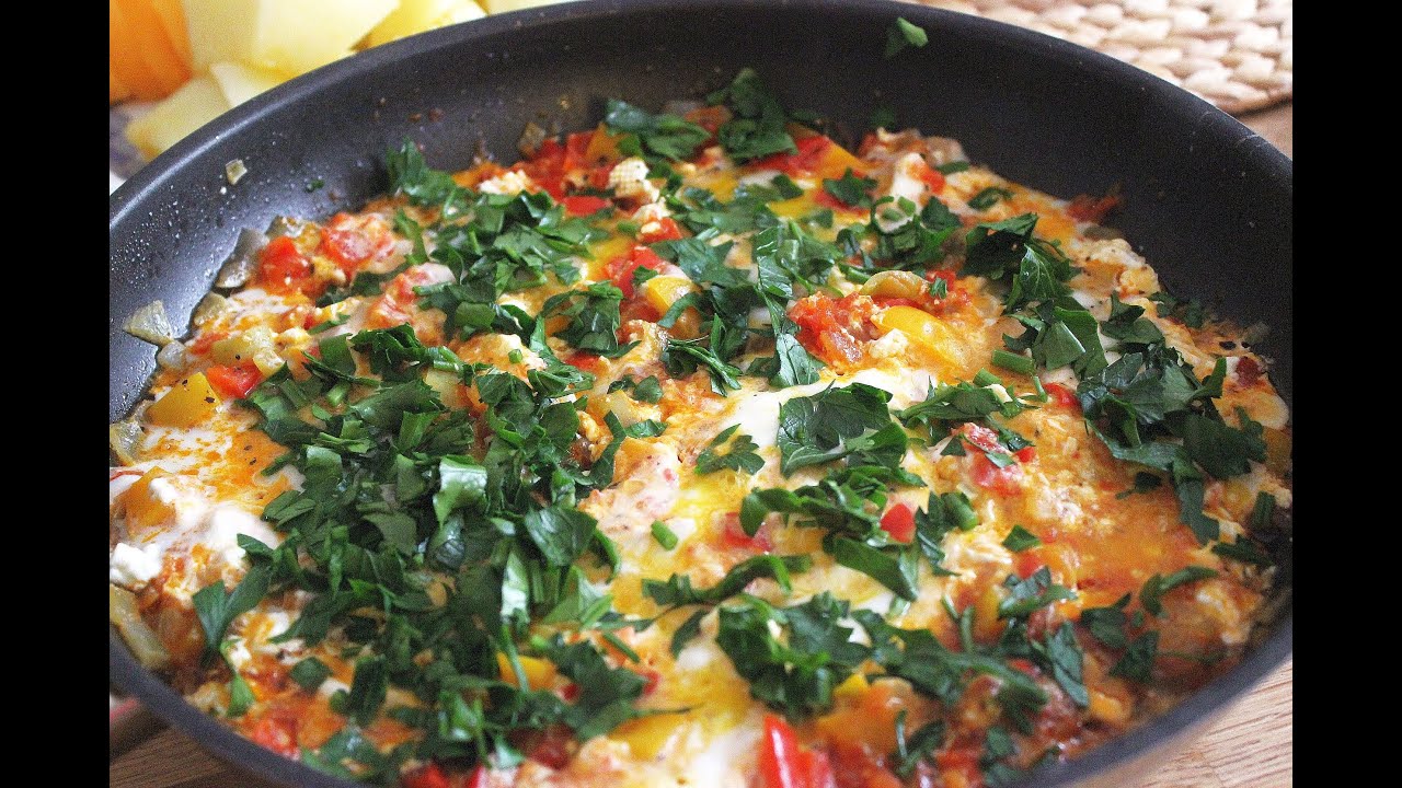 Hellim Peynirli Menemen Hellim Peynirli Menemen