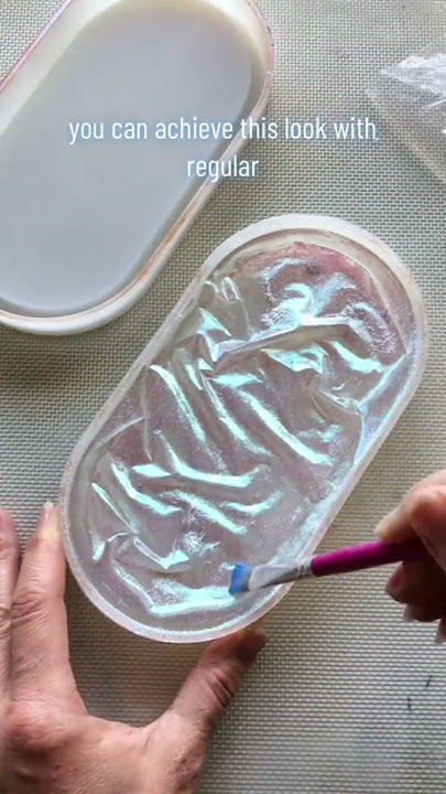 The velvet effect in epoxy resin. Tutorial