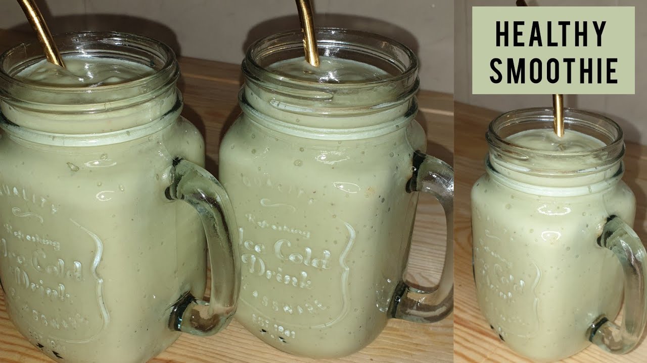 Healthy smoothie😋سمودي بالافوكادو و الموز صحي و سهل التحضير
