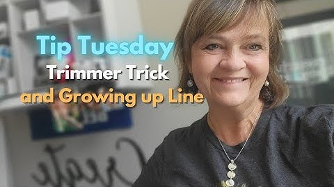 Tip Tuesday: Easy Trimmer Technique for Beautiful Scrapbook Pages | Fast Scrapbooking Hack