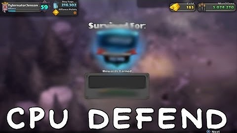 CPU Defend | GUNS UP! PS4