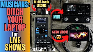 Tracks/MIDI/Video/Etc WITHOUT A LAPTOP 🤯 "B Beat" - Full Tutorial