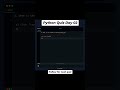 Python Quiz Day 02 ( Follow for next Quiz) #python #coding #ai #aiwithibrar