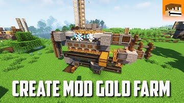 Create Mod Gold Farm - Create With Backdraft SMP