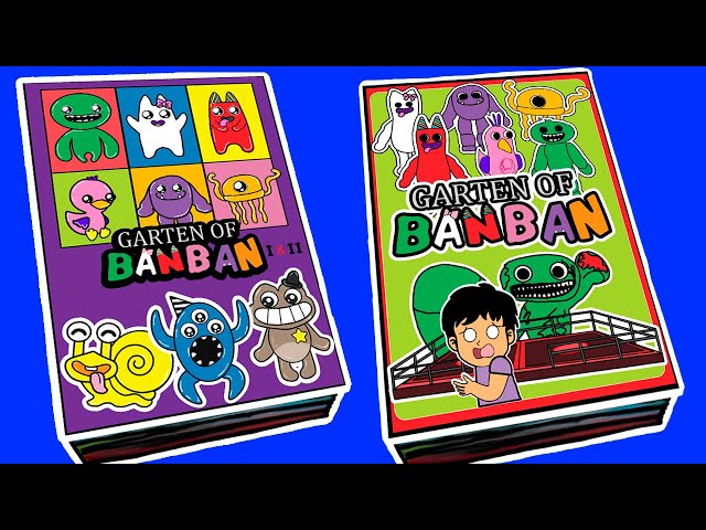GARTEN OF BANBAN CHAPTER1,2 35 GAME BOOK / BANBALEENA, NABNAB STORY BOOK in  2023