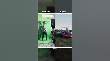 BTS 🎬: 3 Hours of Editing in Blender 🚙 #behindthescene #vfx #beforeafter #blender3d #cgi #shorts