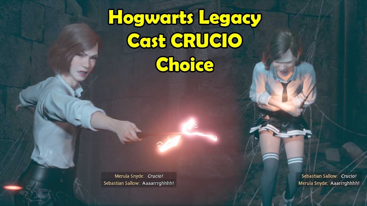 Cast Cruciatus Curse On Sebastian Hogwarts Legacy YouTube