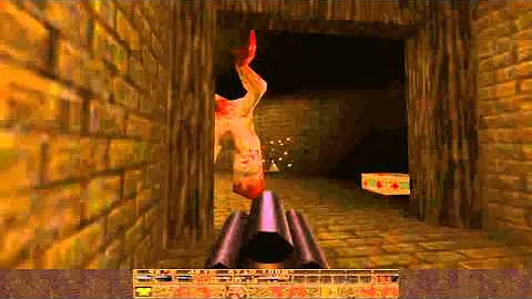 First secret area - Quake 1 The Nameless City