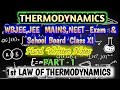 1st Law of Thermodynamics// CLASS XI # LEC 1 # WBJEE # NEET # JEE MAINS # 