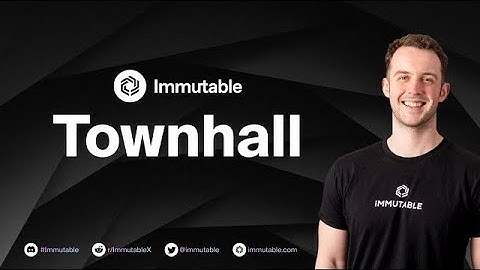 Immutable Townhall 4: Immutable Culture