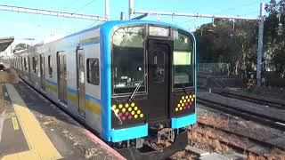 【鶴見線】E131系T1編成 浅野発車