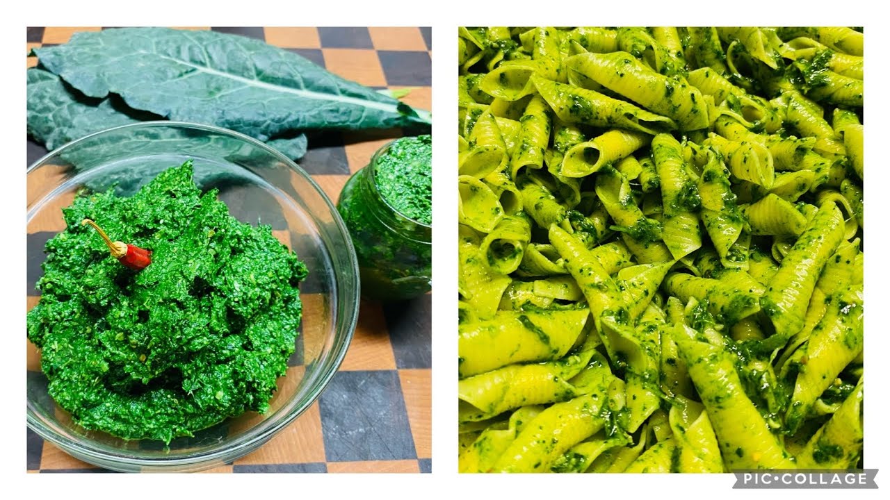 Pesto di cavolo nero.ottimo da condire la pasta e sui crostini di pane