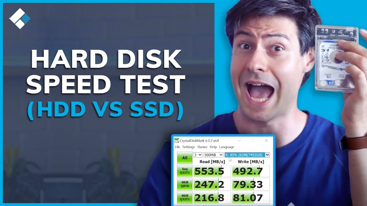 flåde otte spille klaver SSD vs HDD Speed Test [Perform Hard Disk Speed Test] - YouTube