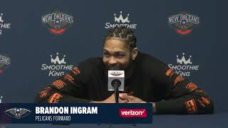 Brandon Ingram on 36pt Game in Win | Pelicans-Clippers Postgame Interview 4/1/2023