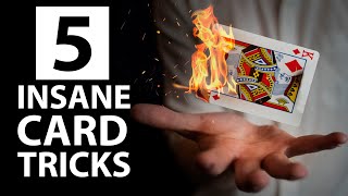 5 INSANE Card Tricks Anyone Can Do | Revealed