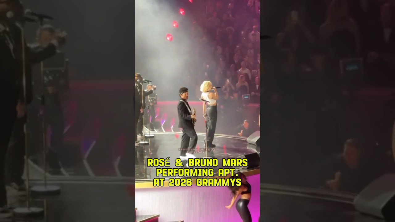 ROSÉ & Bruno Mars’ APT Performance Gives 2026 Grammys a High-Energy Kickoff 
