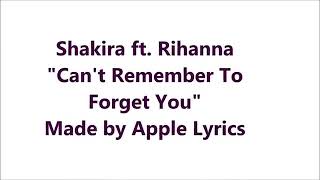 Shakira & Rihanna - Can't Remember to forget you