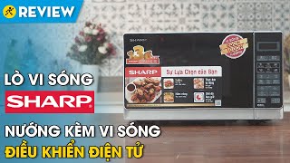 Lò Vi Sóng Sharp 20L Có Nướng, Điều Khiển Điện Tử R-G272Vn-S Điện Máy Xanh