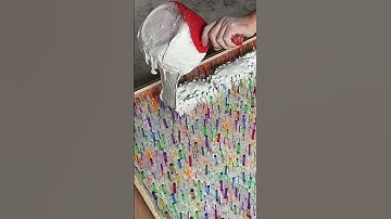 3 Days to LIGHT UP Your Space with Colored Concrete Panels! #construction #concreteartistry #diy