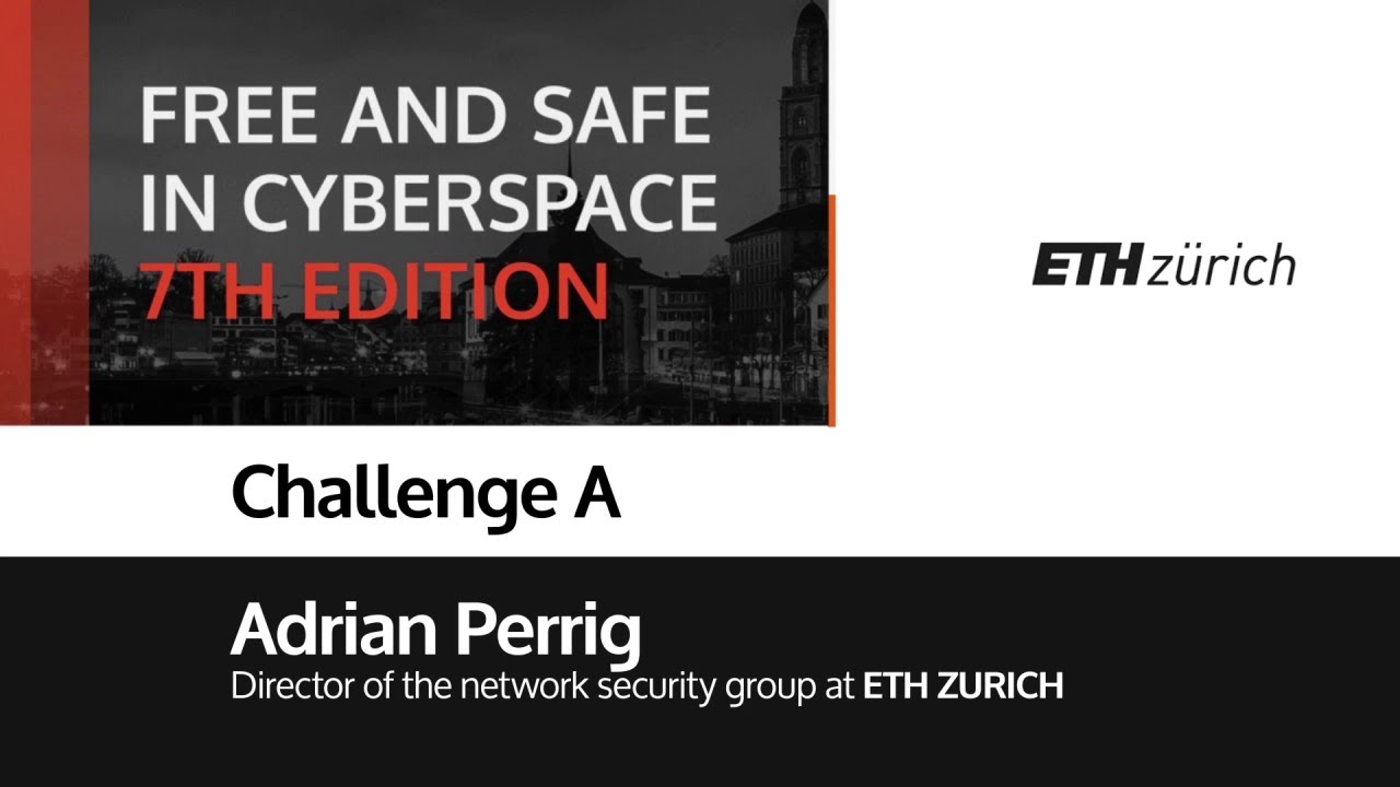 CHALLENGE A: Adrian Perrig, Director of the Network Security Group at ETH Zurich