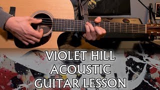 How to play Coldplay - Violet Hill on acoustic guitar (Chris Chords)