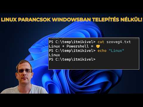 Használj Linux parancsokat a PowerShell-ben!