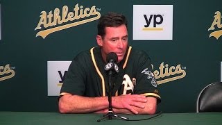 BOS@OAK: Melvin on protecting pitcher from ejection