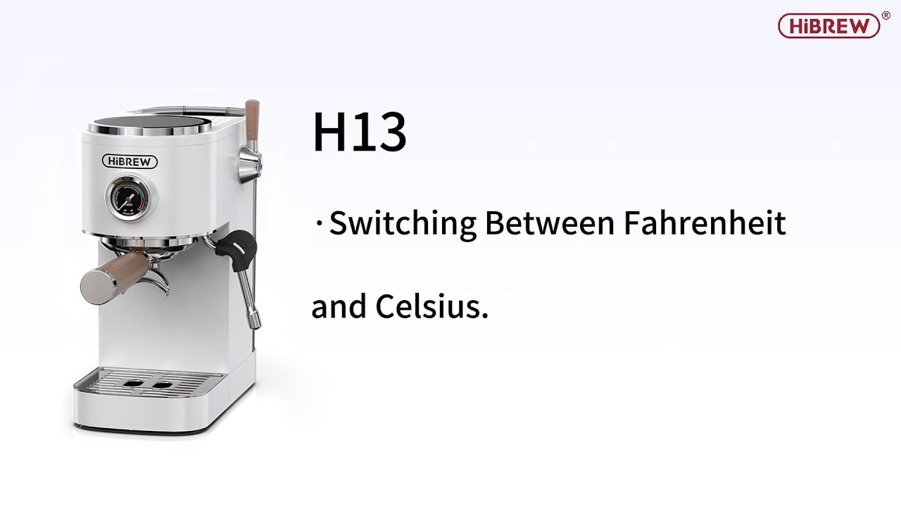 H13|Switching Between Fahrenheit and Celsius|HiBREW·20250510 - YouTube