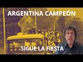 ARGENTINA SIGUIÓ DE FIESTA