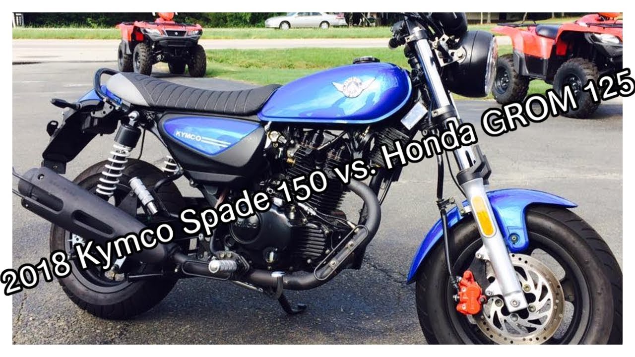 2018 Kymco Spade 150 vs. Honda GROM 125 YouTube
