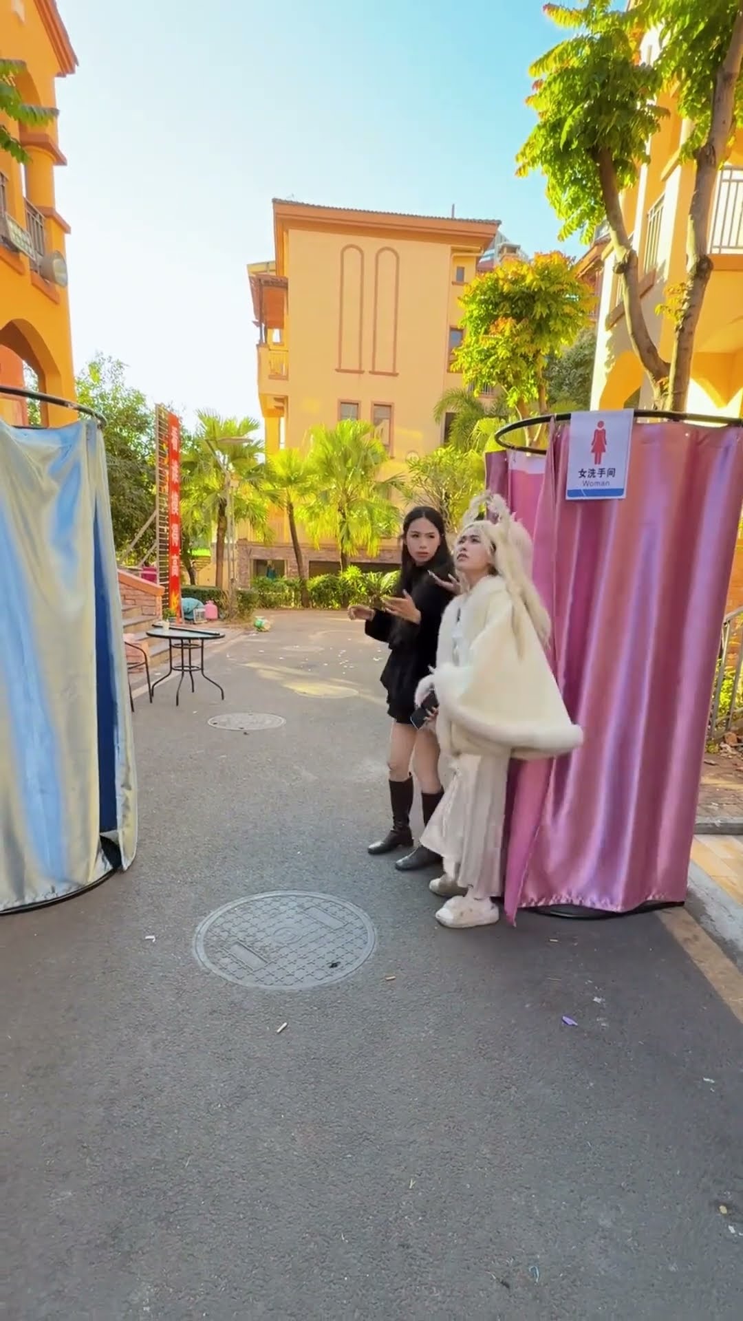 The evil clown uses pranks to trick others #clown #angel