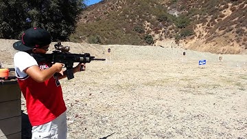 Jordan shooting acr with agog scope +RMR