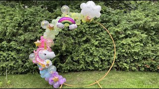 HOW to UNICORN BALLOON GARLAND🎈- Sugarella Sweets Party