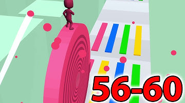 Layers Roll - Level  56-60  - Gameplay Walkthrough - All Level (iOS, Android)