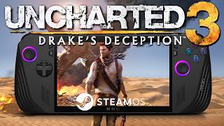 Uncharted 3: Drake’s Deception on ASUS ROG Ally X (SteamOS) — RPCS3 Full Performance Test
