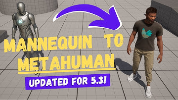 How To Replace The Mannequin With A Metahuman - Unreal Engine 5.3 Tutorial
