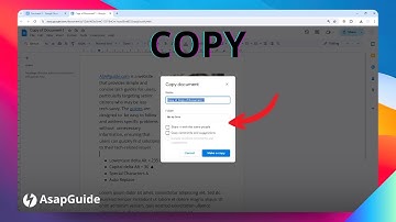 How To Duplicate A Page In Google Docs