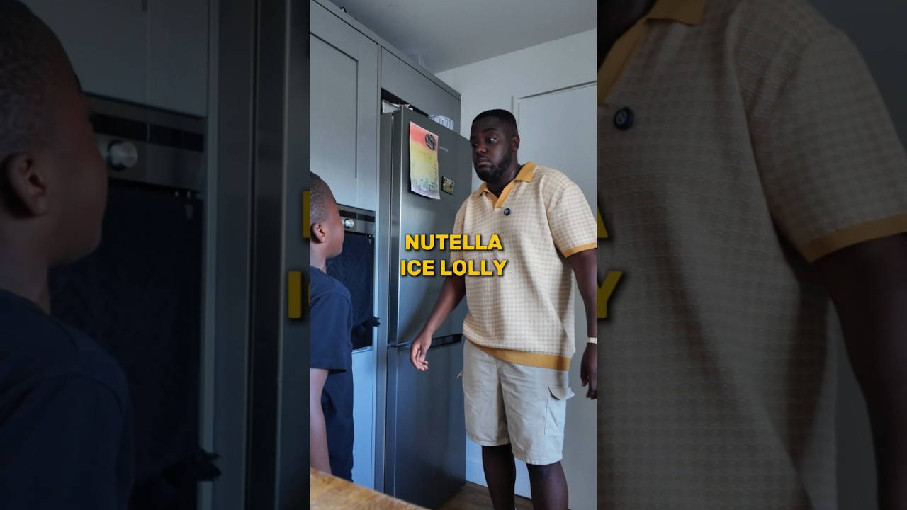 DAD! NUTELLA ICE LOLLY!