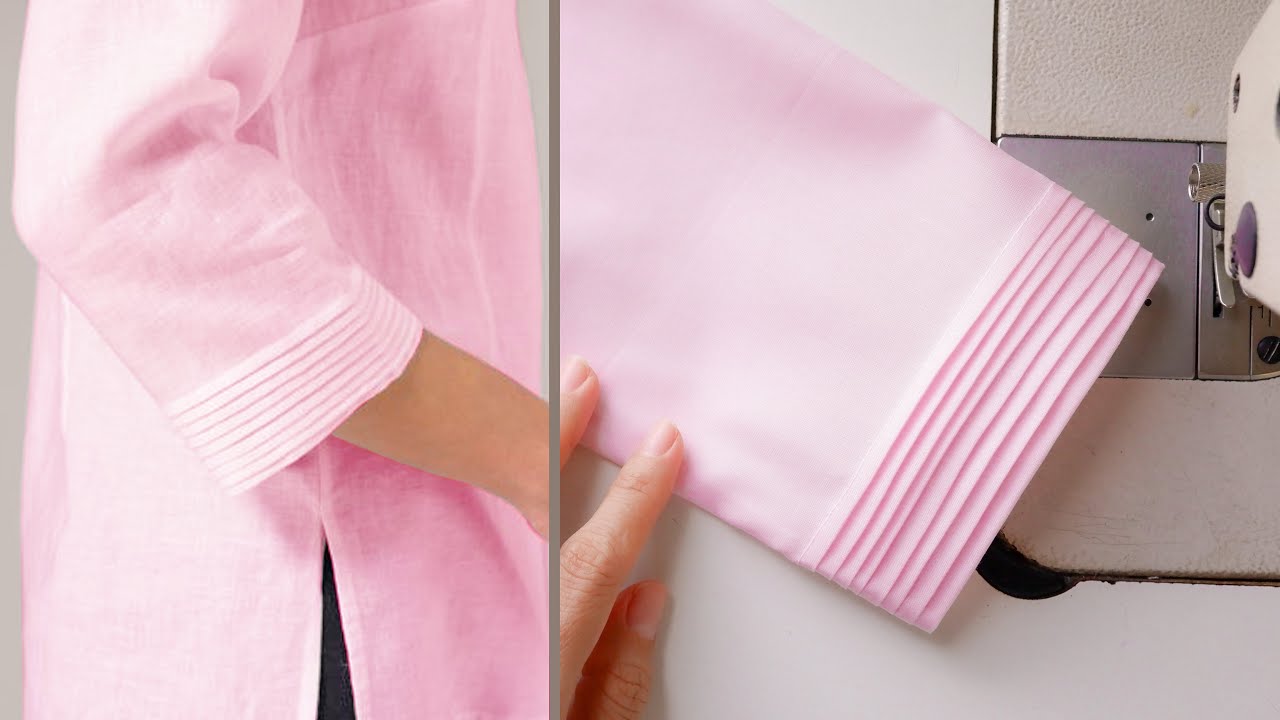 How To Sew A Beautiful Sleeve Sewing Technques Thuy Sewing YouTube