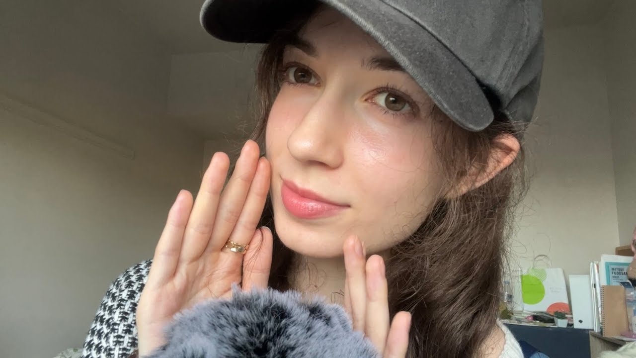 ASMR ear to ear whispers & tapping (a little chaotic)