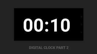 Digital clock app || Block part || Part 3 || Pixel editor screenshot 3