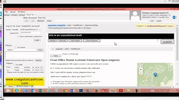 Craigslist/Classified posting secrets
