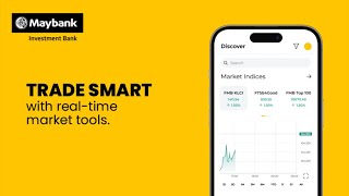 Maybank Trade MY App: Market Indices & Top Movers