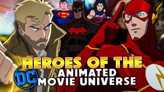 Every Hero Who Appeared in the DC Animated Movie Universe