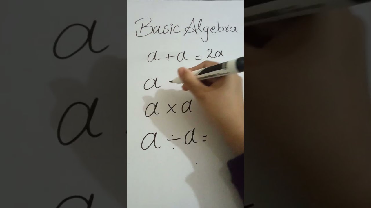 Basic Algebra | Basic Concept | #math #mathematics #mathstricks