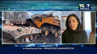 TG LA7 Speciale - Francesca Mannocchi in diretta da Kiev