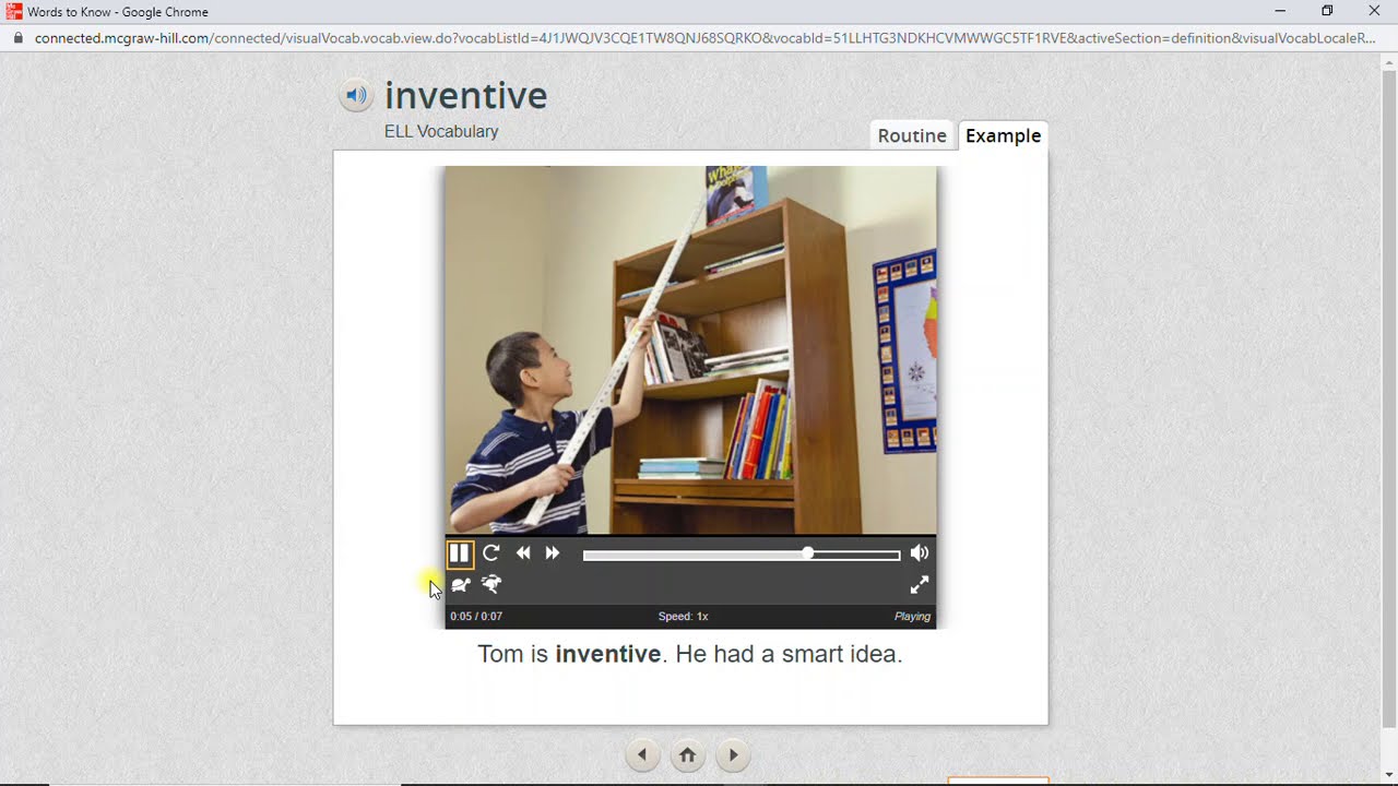 WORDS TO KNOW VOCAB LESSON for JACK & EXTREME STALK story WONDERS